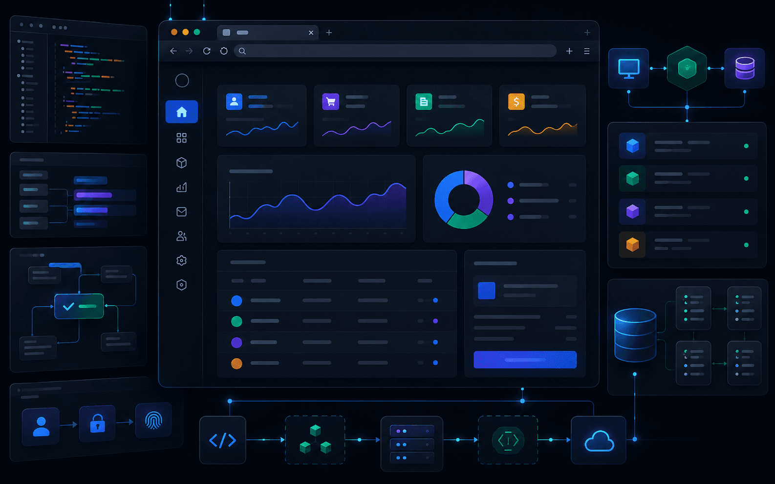 Muhyo Tech — MERN Stack Web Development service visual