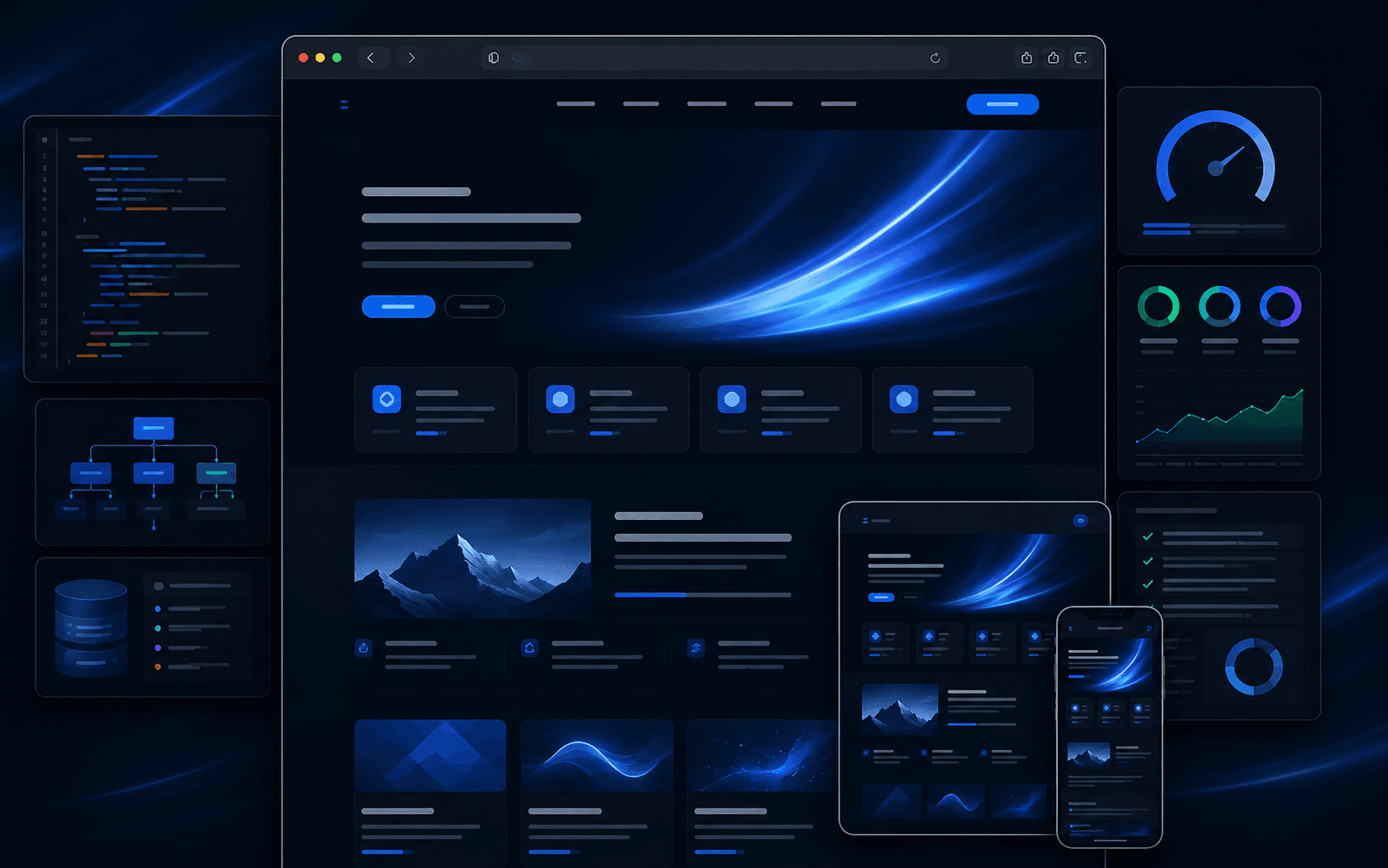 Muhyo Tech — Next.js Website Development service visual