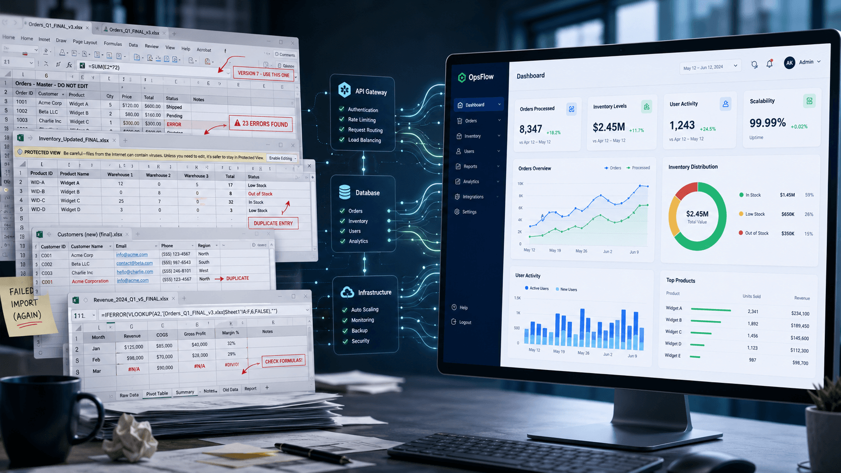 Beyond the Spreadsheet: Engineering Admin Dashboards That Scale Your Business Operations
